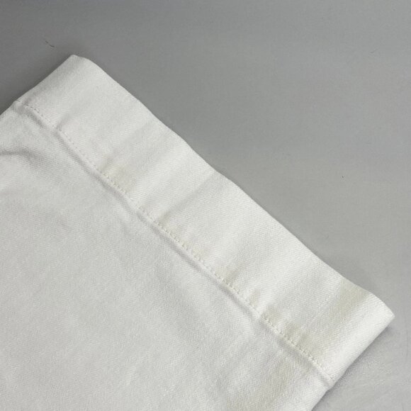 Maeve Women’s The Colette Crop Wide Leg Jeans Size 31 White — High Rise - Picture 9 of 13